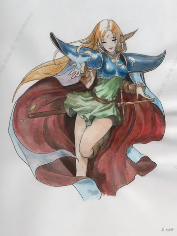 Deedlit the elf from Record of Lodoss war