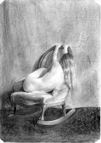 Studio di figura a matita/grafite